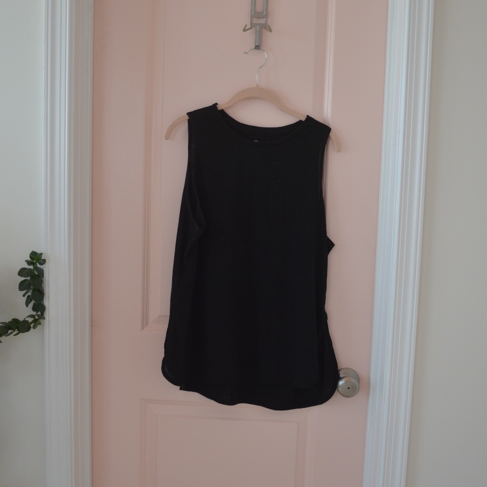 Black Workout Tank Top